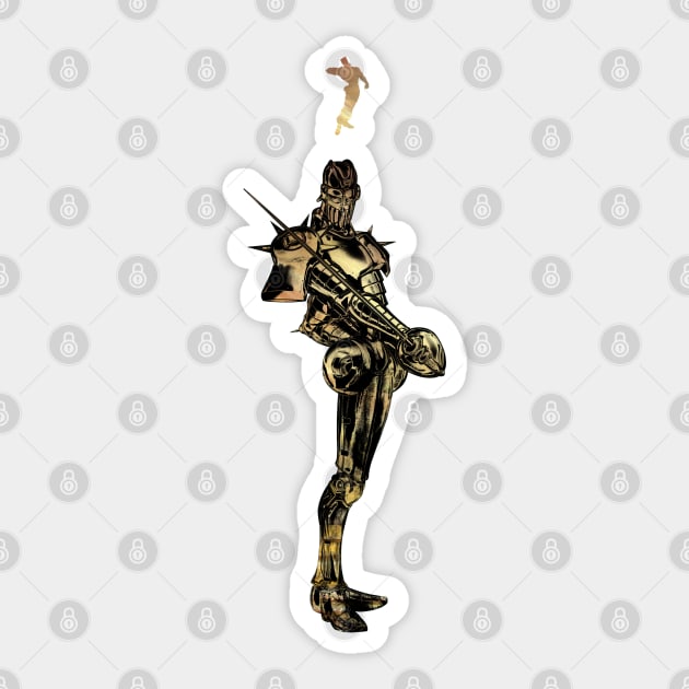 Silver Chariot Polnareff - Jojo's Bizarre Adventure Sticker by Blason